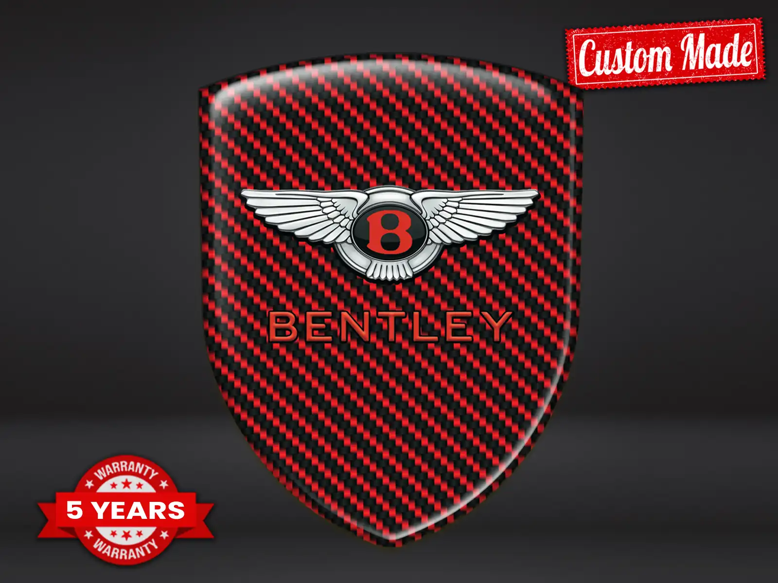 Bentley Custom Car Window Stickers Max Resilient Pro Look
